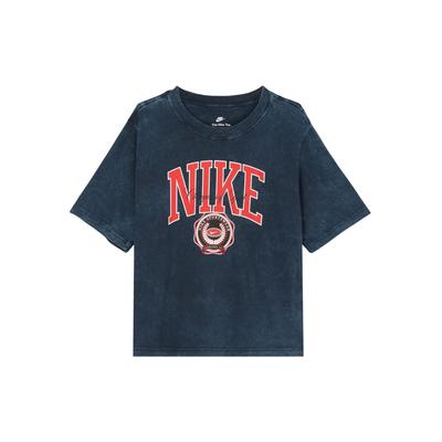 T-shirt Décontracté Respirant à Manches Courtes et Col Rond avec Imprimé Graphique pour Femmes Hauts Bleu Clair Mer DR9010-451