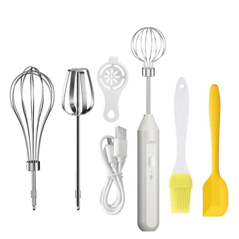 ZISIZ USB Rechargeable Electric Milk Frother & Egg Beater