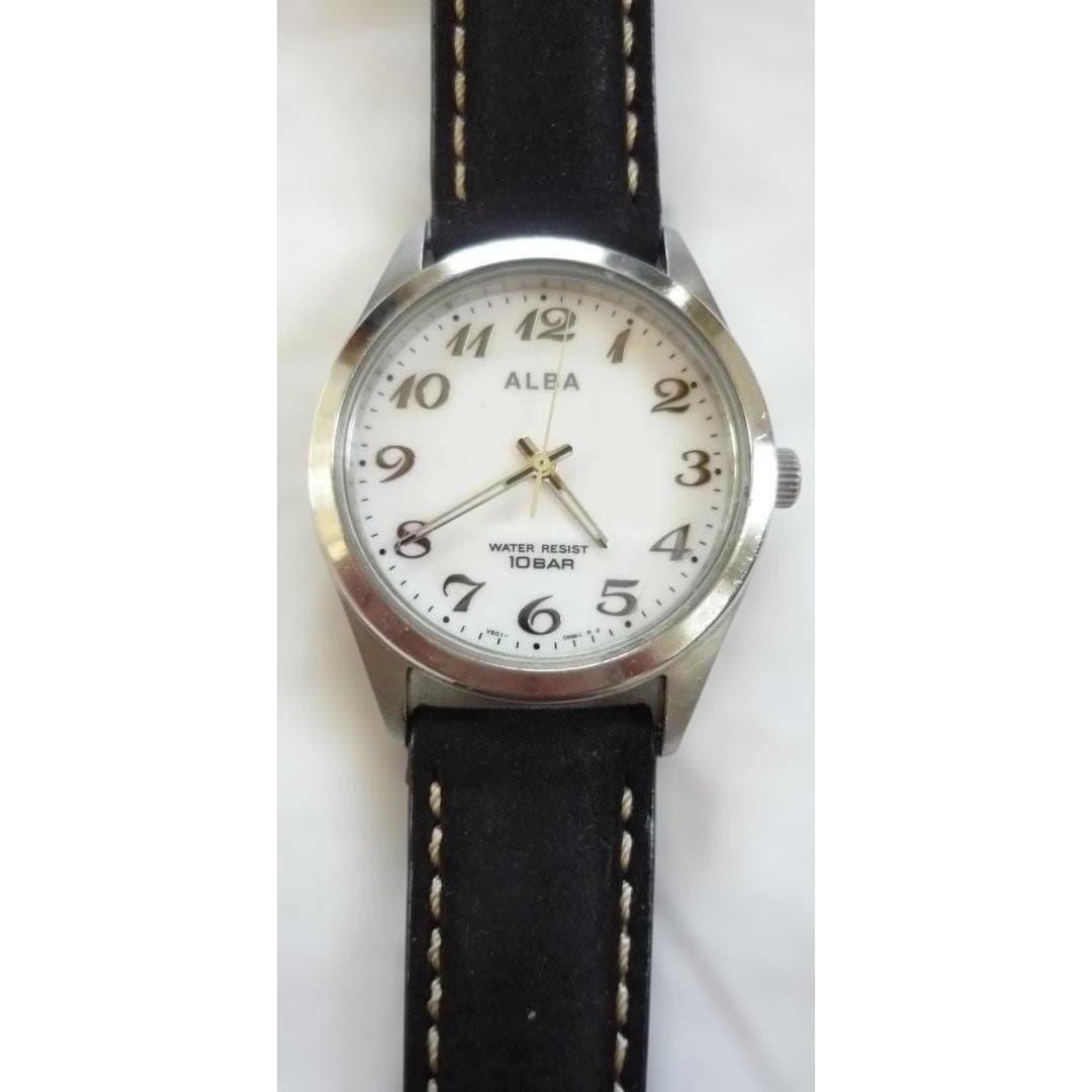 ALBA quartz watch 10BAR waterproof used item