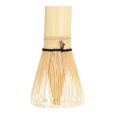 Outil à Matcha Style Japonais Fouet à Thé en Bambou Bol Brosse à Matcha Pinceau à Matcha Accessoires de Thé(Jaune Pâle )