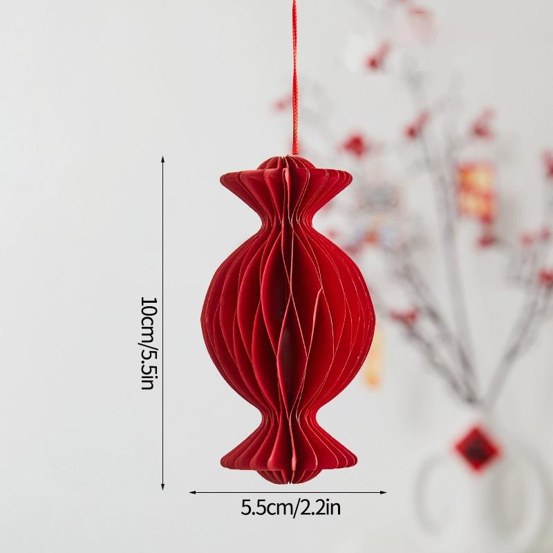 3D Paper Honeycomb Ball Santa Tree Hanging Pendant Christmas Hanging Ornament Lantern New Year Navidad Wedding Decor Supplies