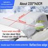 Magnetic Car Sunshade & Snow Cover: Dustproof, Heat Insulation, Sun Protection