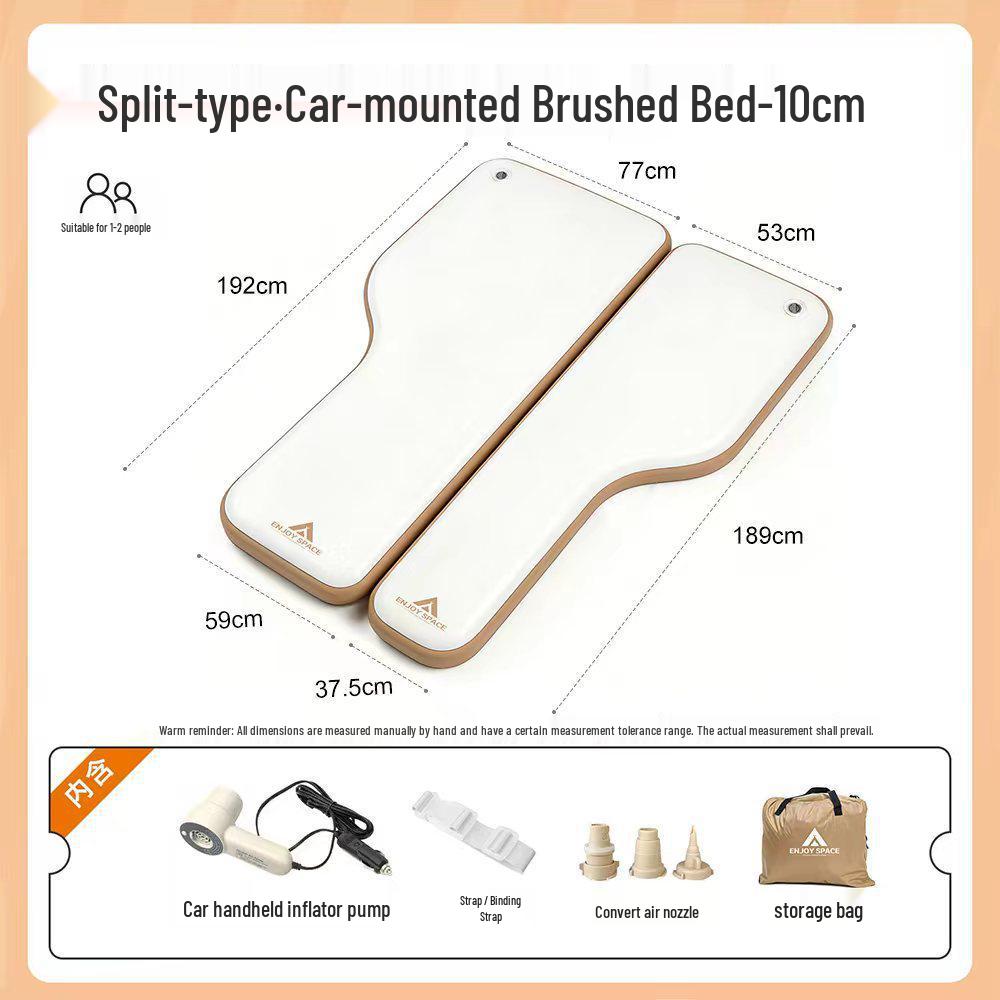 Universal Inflatable Car Mattress for Rear Seat or SUV Trunk