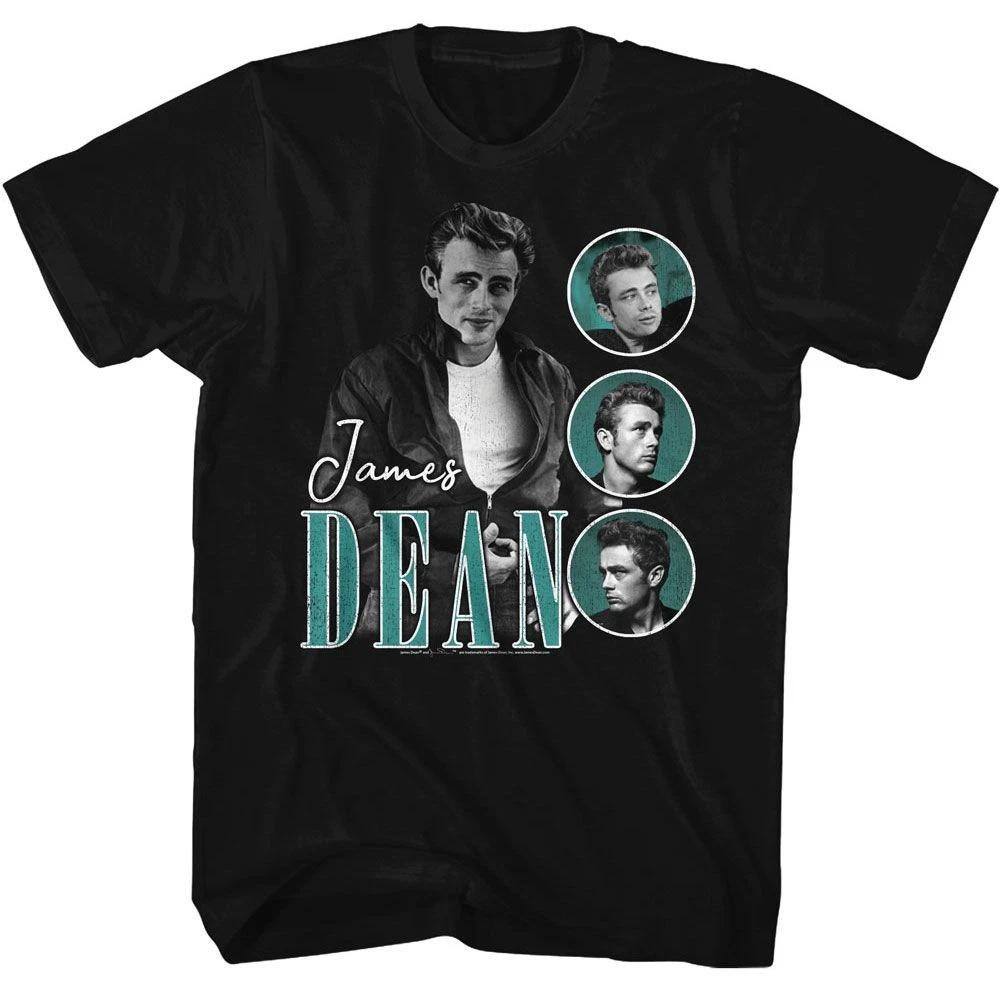 James Dean Three Circles Teal Black Icon Shirt 140