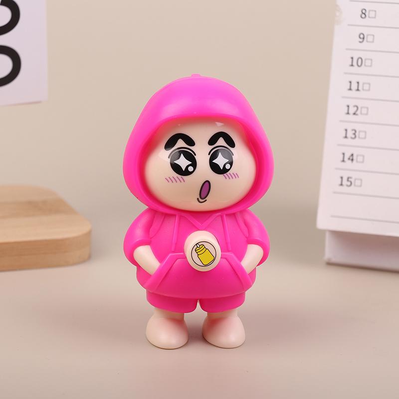 

1 шт. Подвеска на сумку, мультяшная анимация, кукла меняющая лицо Крэйон Шин-чан, брелок для снятия стресса, милые настольные украшения, подарок