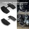 Wide Adjustable Front Motorcycle Footboard Aluminum with
