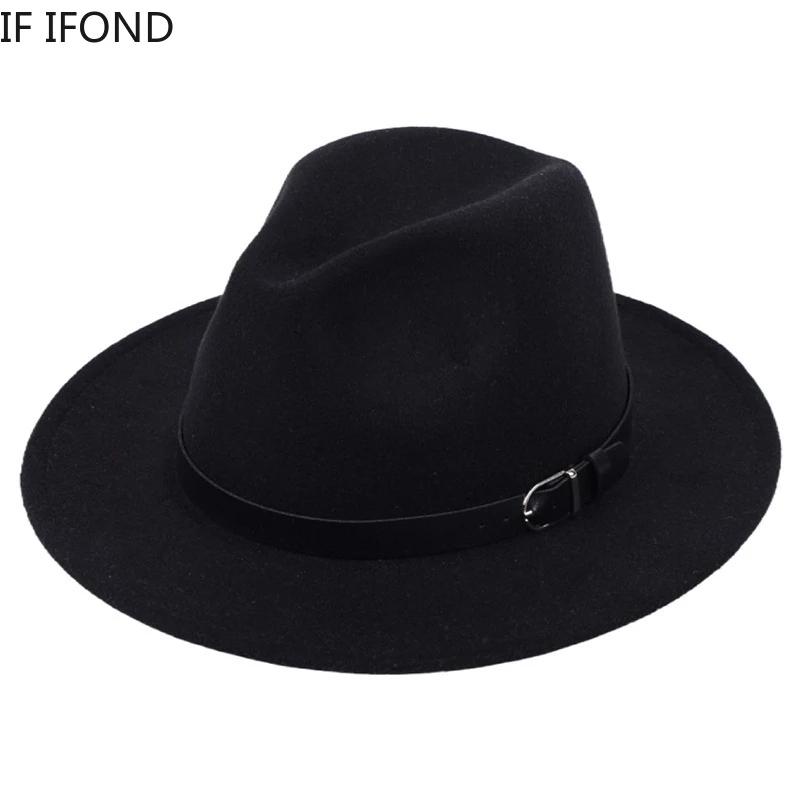 Classic British Fedora Hat Men Women 