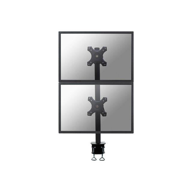 Bordstativ for 2 LCD/Plasma-skjermer - NEWSTAR - FPMA-D700DV - Svart - Skjermstørrelse : 10"-27"