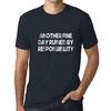 Ultrabasic Mens Graphic T-Shirt Fine Day Ruined