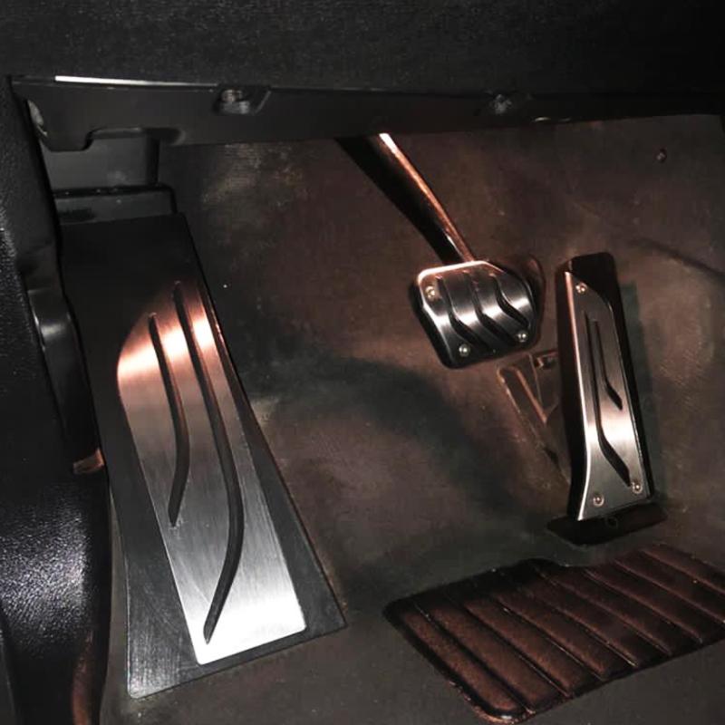 Car Pedals Kit for BMW X5 X6 F15 F16 E70 E71 E72 2008 - 2018 AT Accelerator Gas Brake Footrest Pedal Cover LHD Stainless