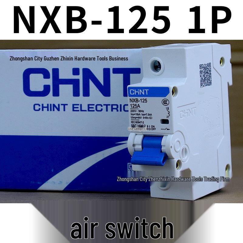 Întrerupător MCB Chint NXB-63 1P 10A, Protector la scurtcircuit pentru uz casnic, Disponibil în 10A, 32A, 63A, 80A.