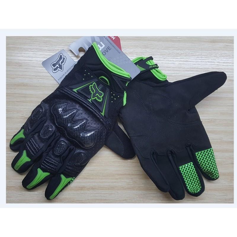 Motorcycle Riding Gloves Motocross Carbon Fibre Leather Racing Gloves