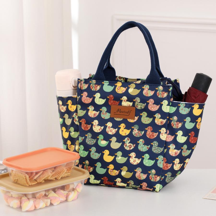Office Workers Go Out with a Lunch Box Bag Thermal Bento Bag Fashion Handbag Carry Mommy Bag