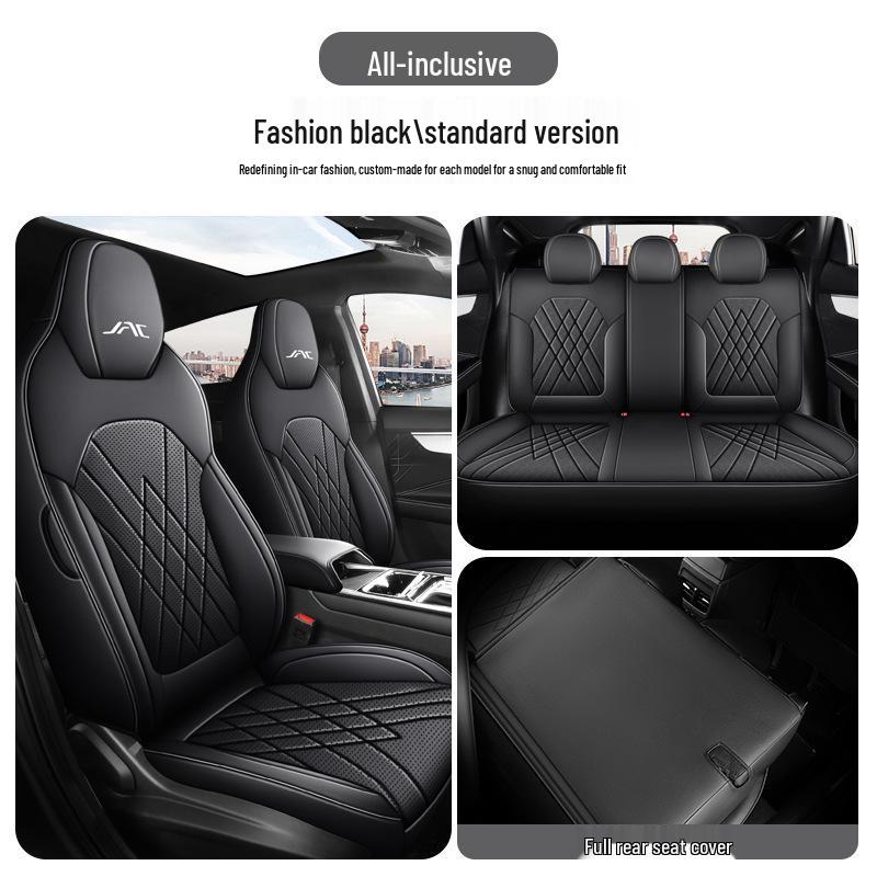 New Model Jianghuai Sihao A5 Full Leather Car Seat Cushion - Universal, All-Season