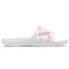 Crocs Lightweight Tie-Dye Printed Slide Sandals Classic Bleach Dye Slides 'White Pink'