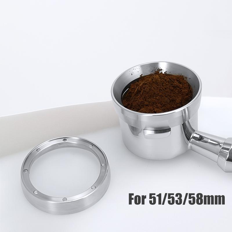 Coffee Dosing Ring 304 Stainless Steel For 51mm 54mm 58mm Portafilter Magnetic Dosing Funnel Espresso Barista Tool Accessories