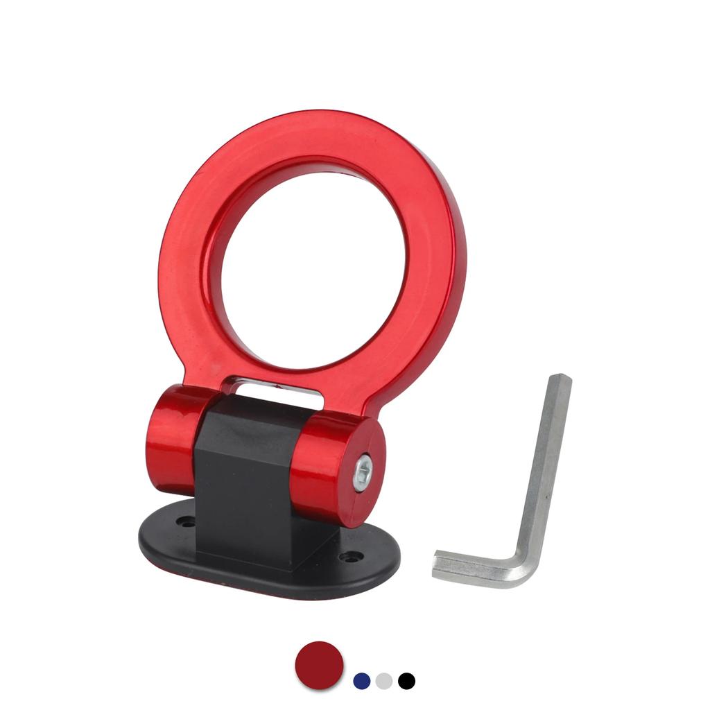 ABS Simulation Racing Bumper Trailer Hook Tow Hook Sticker JDM Universal Car Styling Sticker Tralier Tow Hook Kit