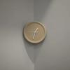 Minimalist Corner Wall Clock 20cm Diameter 3D Illusion Art Clock Noiseless Battery Operated Decorative Wall Watch
