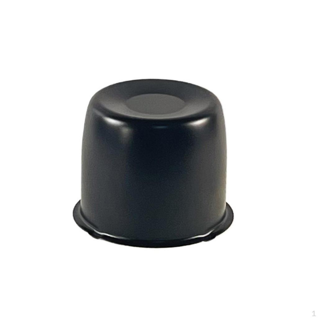 Trailer Hub Dust Cap Heavy Duty Wheel Cover with Flange Axle for RV Owners,