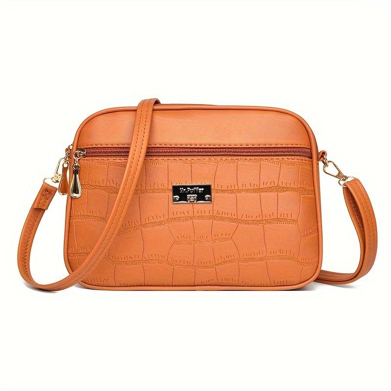 Borsa a tracolla da donna grande con tracolla regolabile - Borsa a mano leggera ed elegante adatta per viaggi, uso quotidiano