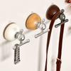 Traceless Suction Cup Hook Waterproof Wall Hooks Multipurpose Hair Rope Storage Rack  Entryway