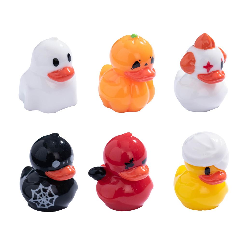 Cross-border new product creativity Halloween ghost duck devil pumpkin duck DIY ornament accessories micro-landscape ornament