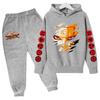 Kids Hoodie Set 2-Piece Casual Sport Outfit Boys Girls Ninja Themed