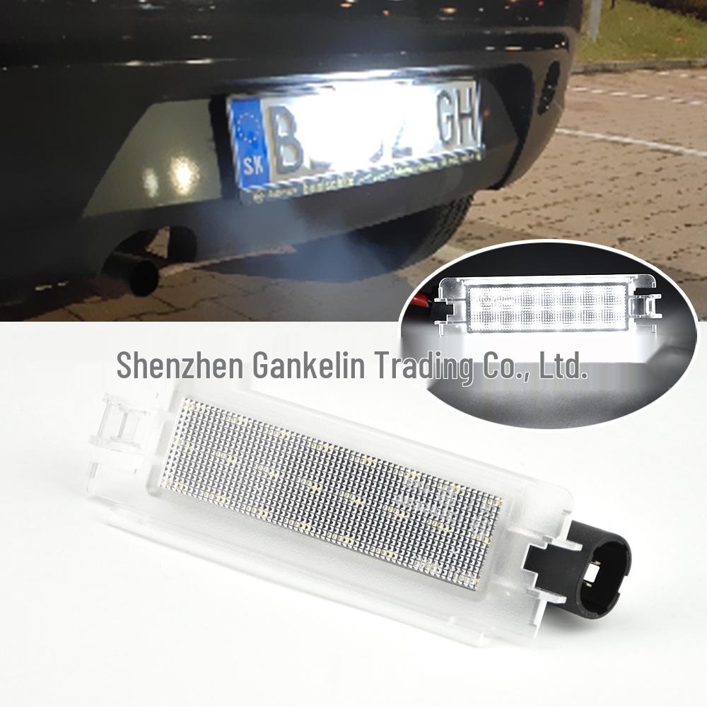 Compatible License Plate Light for Renault Clio II, Dacia Logan, Sandero I