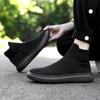 Fashion Warm Men Casual Sneakers Comfortable Mens Ankle Boots Lightweight Couple Walking Running Shoes Mesh High Top Man Socks Shoes