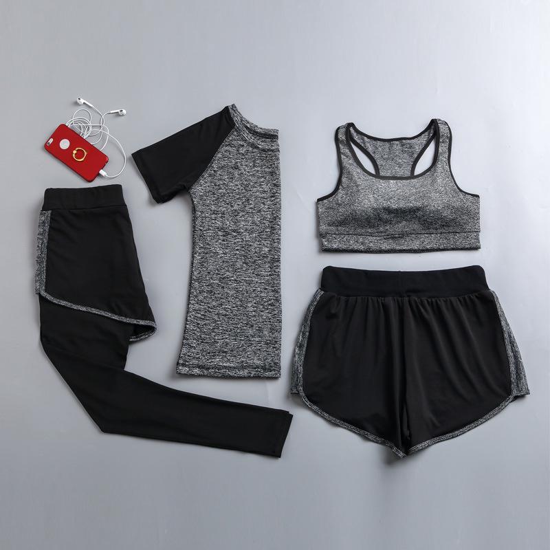 Women's Spring/Summer Yoga & Sports Set: Outdoor Exercise & Gym Fitness Wear