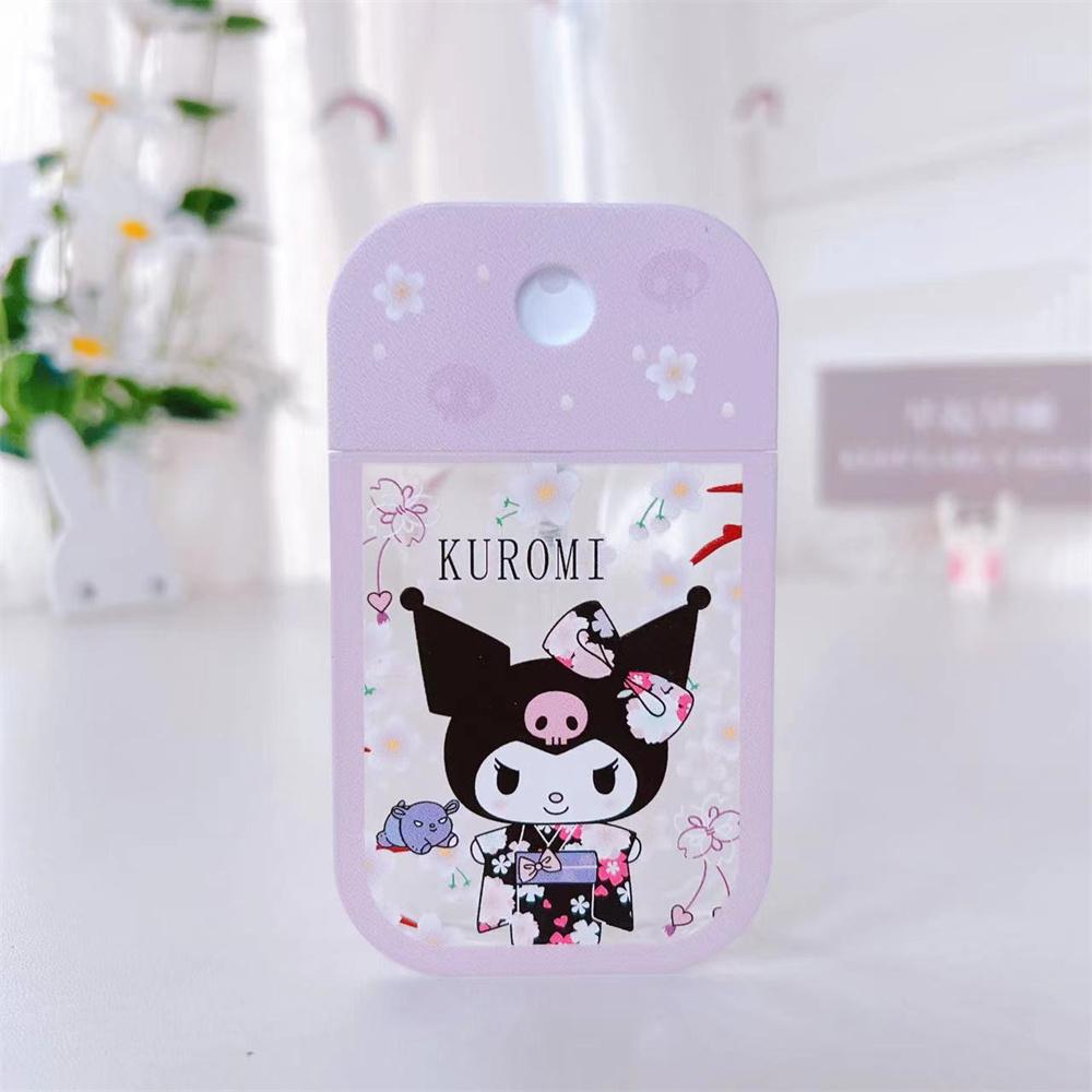 

Флакон для духов-спрея Hello Kitty Kuromi Cinnamoroll Портативный нажимной флакон Sanrio Вишневый цвет Melody Pochacco Флакон для лосьона