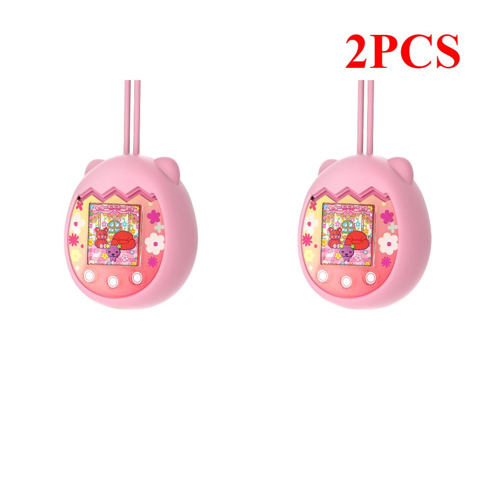 Husă electronică din silicon pentru animale de companie pentru Tamagotchi Pix Husă de protecție cu desene animate drăguț pentru mașină de joc pentru animale de companie Carcasă rezistentă la zgârieturi