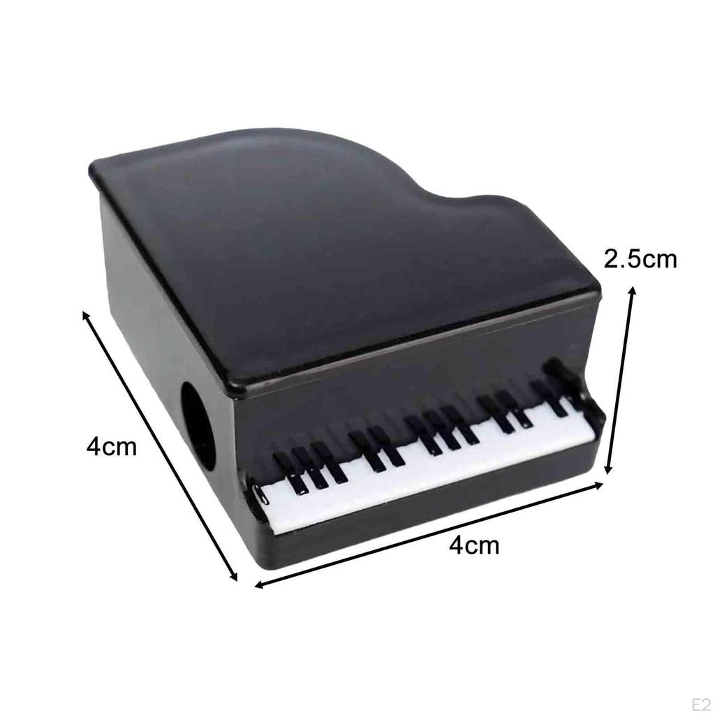 Pianformad pennvässare Gåva Mini Musik Skrivmaterial för Skolbarn