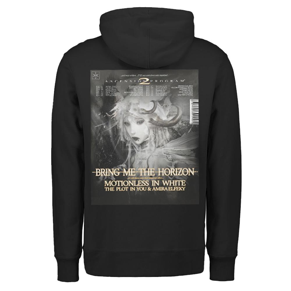 MOTIONLESS IN WHITE B M T H Severoamerický program Vzestupu 2 Mikiny Mikiny s dlouhým rukávem s kapucí Grafické oblečení Pánská mikina