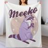 Lovely Cute Animal Is Eating In the Funny Mood Throw Blanket Warm Napping Blanket for Office Couch Bed