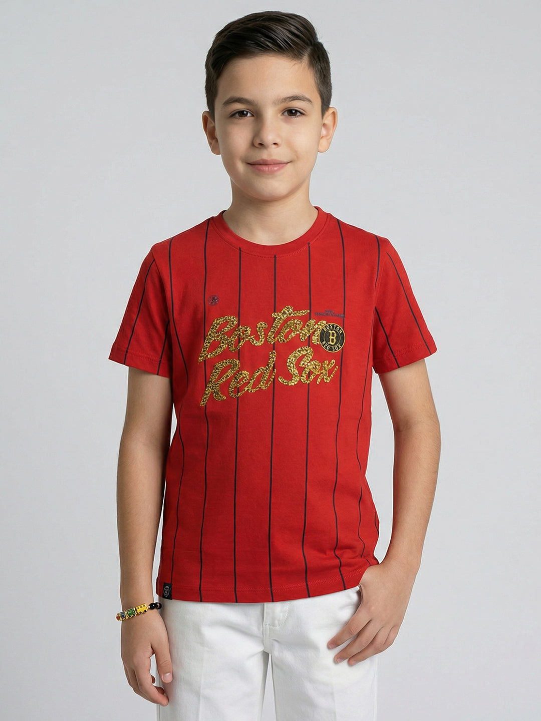 Monte Carlo Boy Regular Fit Red Tshirt 4-5 Years