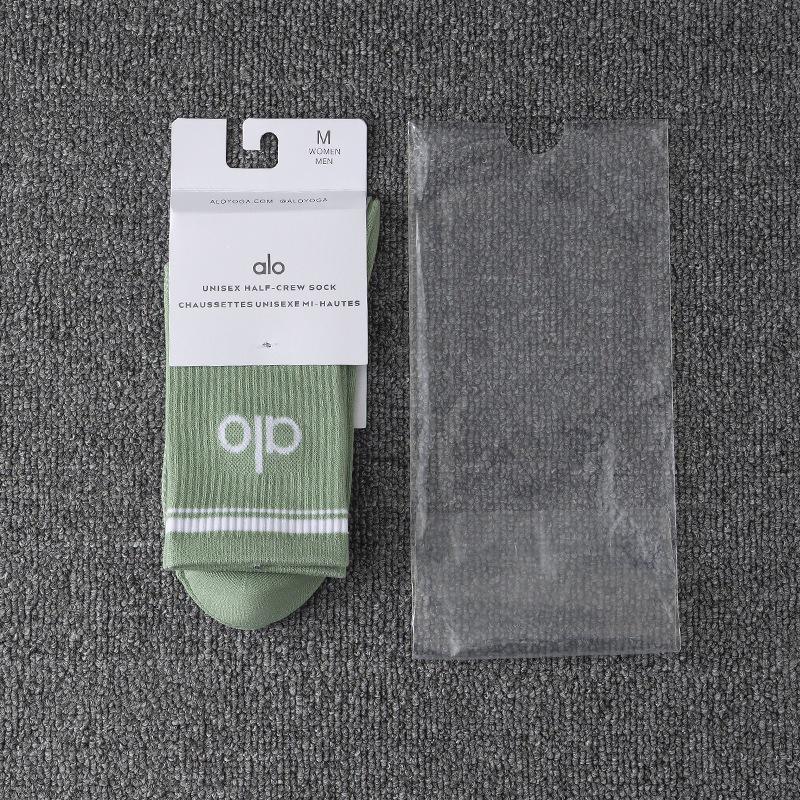 New High-Top AIO Yoga Sports Socks - Unisex Cotton In Black, White, Gray - Individually Packaged, Perfect for Couples