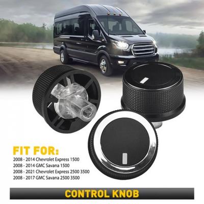 3X Heater Climate HVAC Temperature Fan Control Knob For 08-14 GMC Savana 1500 EV