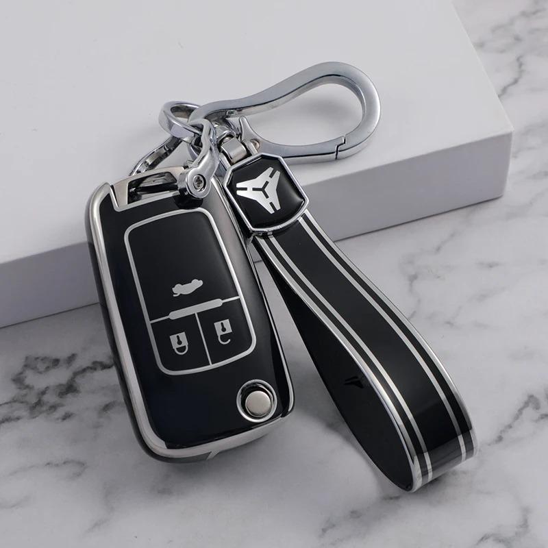 Car Remote Key Case for Chevrolet Cruze Aveo Trax Opel Astra Corsa Meriva Zafira Antara J Buick TPU Protective Shell Fob