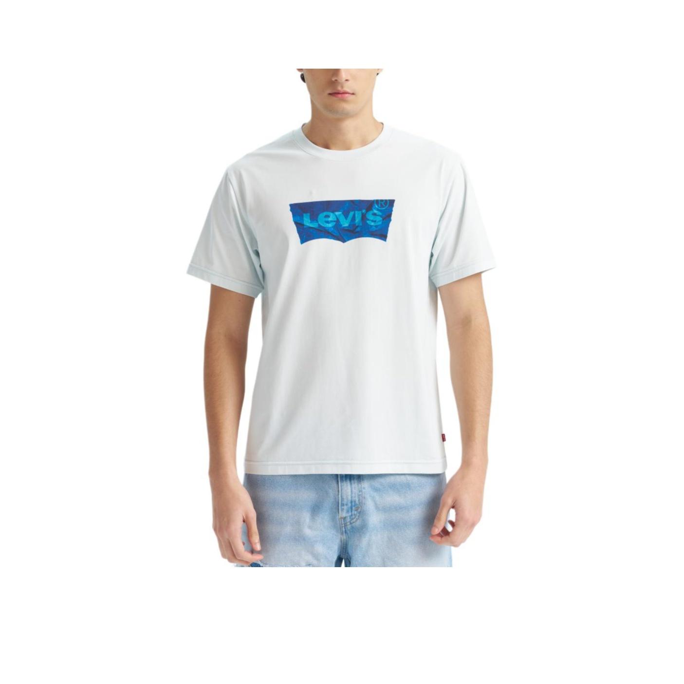 

Levis Comfortable Casual Letter Logo Round Neck Short Sleeve T-Shirt Men T-Shirts 001AM-0005 L