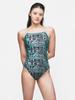 BARREL Cali V-Back One-Piece Swimsuit Chocolate Brown (B6Swsws028Cbw)