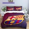 Logo Squadra Barcellona Fantasia Biancheria da Letto Decorazione Casa Regalo di Compleanno (1 * copripiumino + 2 * federa, senza nucleo)