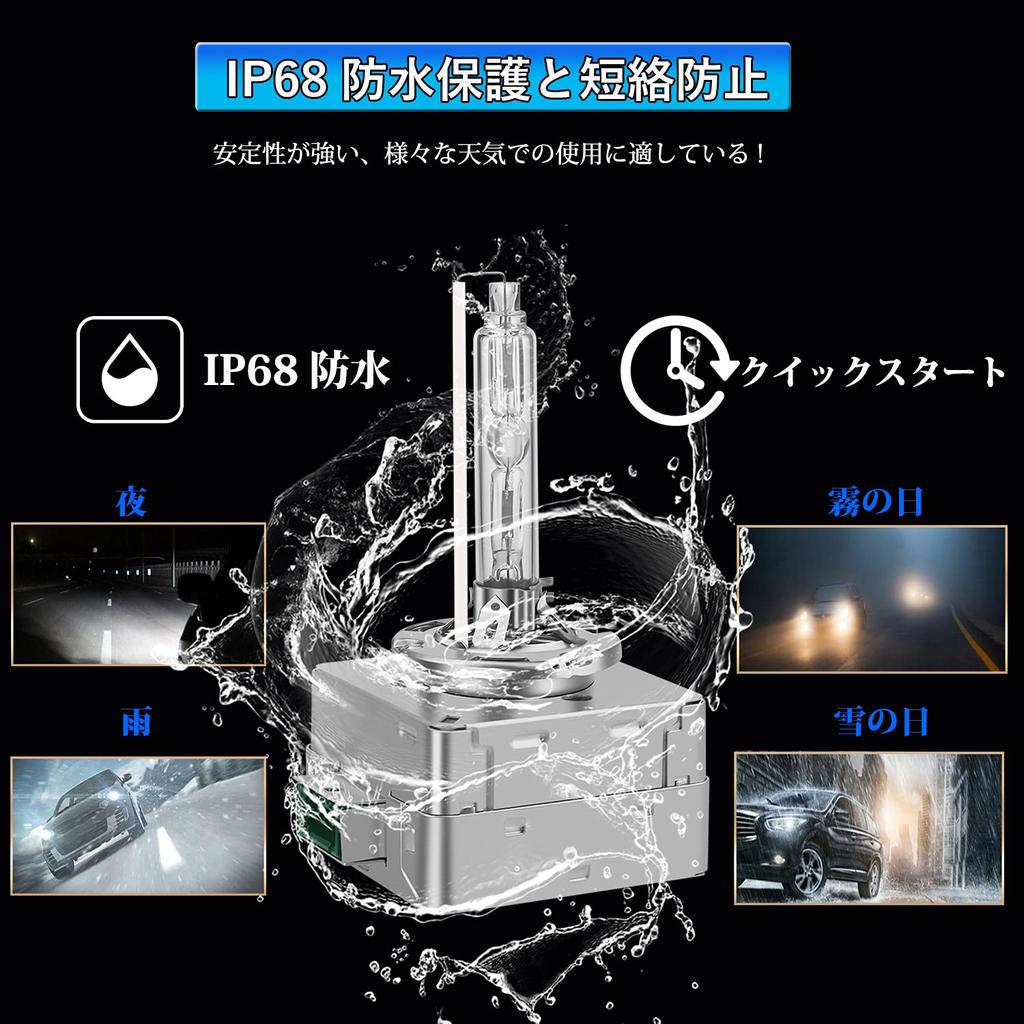 Světlomet Briteye D3S Kompatibilní s prohlídkou vozidla 6500K Originální náhradní žárovka HID D3S 35W 12V auto HID Světlo s vysokým jasem Upgrade 2 roky