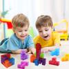 3D Transparent Magnetic Cube Kids Magic Puzzle Montessori Sensory Toy Kids Intellectual Development Stress Relief Gift