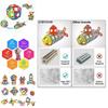 Educational Magnetic Blocks Building Kit Featuring Durable Nontoxic Plastic And Bright Multicolor Design