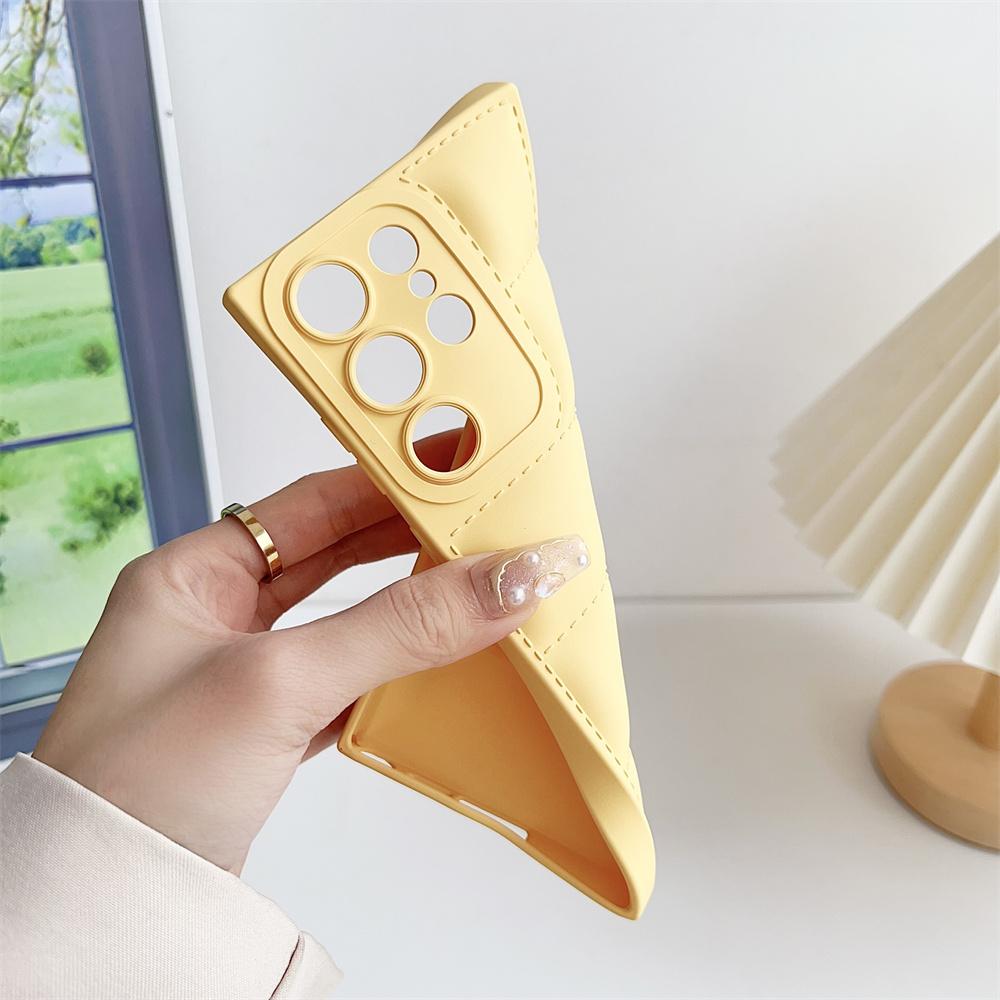 Miękkie etui puchowe na Samsunga Galaxy S23 S24 Ultra S22 S21 FE S20 A50 A51 A52 A53 A54 A55 A32 Note 20 Ultra Etui w kolorze cukierkowym