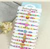 Hot-Selling Cartoon Beaded Bracelet Set: Colorful Unicorn, Butterfly, and Dinosaur Designs for Kids with Polymer Clay Flowers
