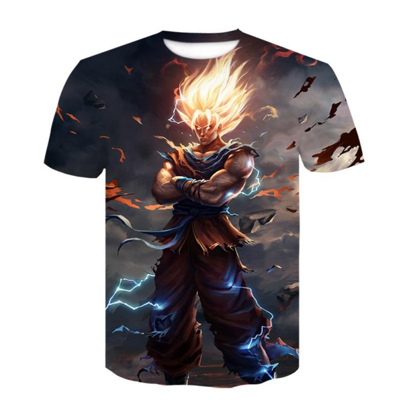 Fashion Attack on Titan 3D Printed T-Shirt, Anime Graphic Tee, Lightweight Polyester Breathable Casual Streetwear Clothes