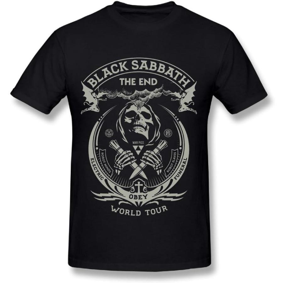 LEONA Black Sabbath The End Tour T-shirts For Men Black S