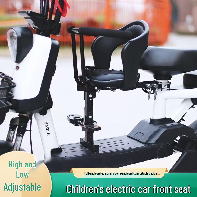 Front-Mounted Electric Vehicle Safety Seat for Infants and Children
